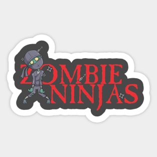 Zombie Ninjas Sticker